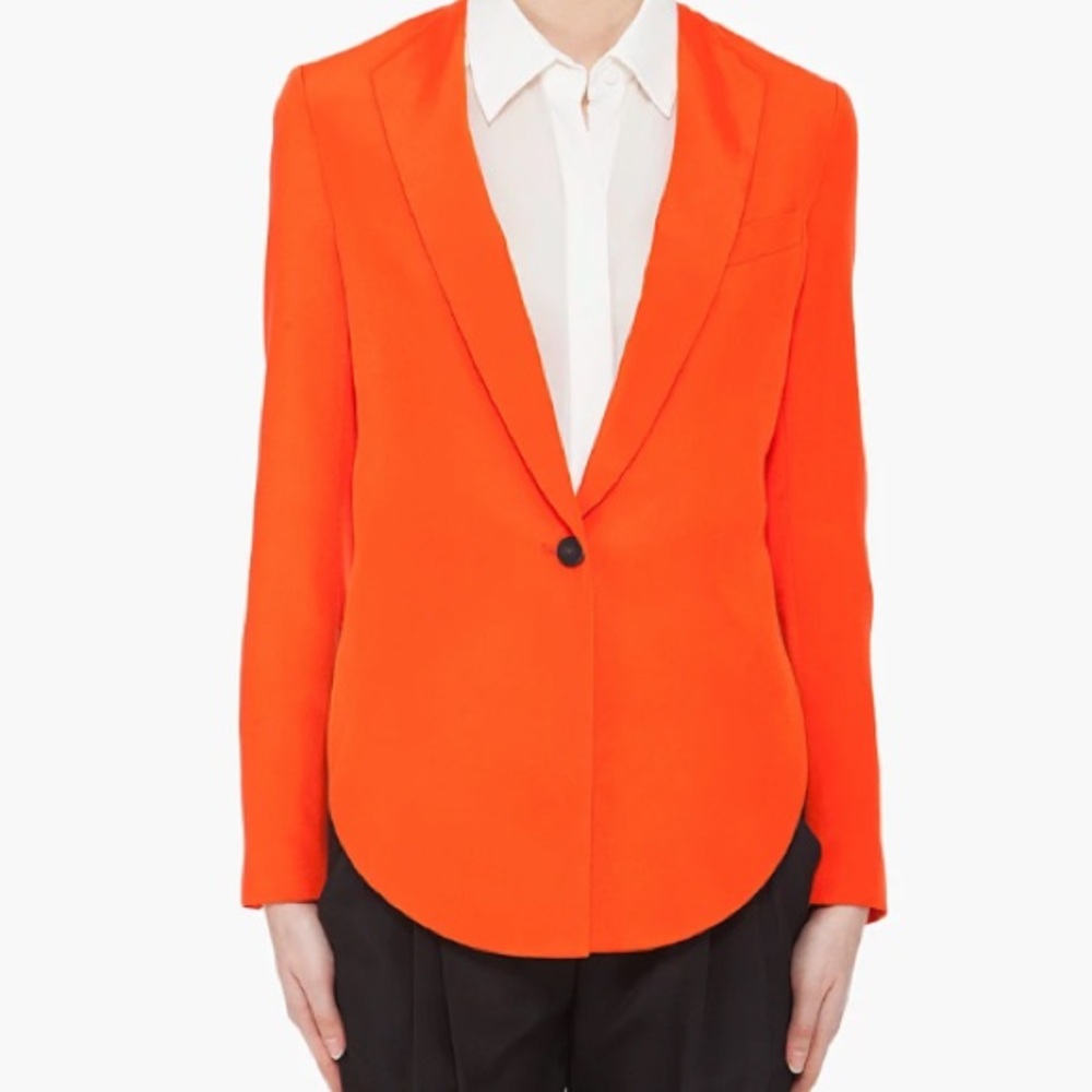 100% Silk Phillip Lim Blazer Orange